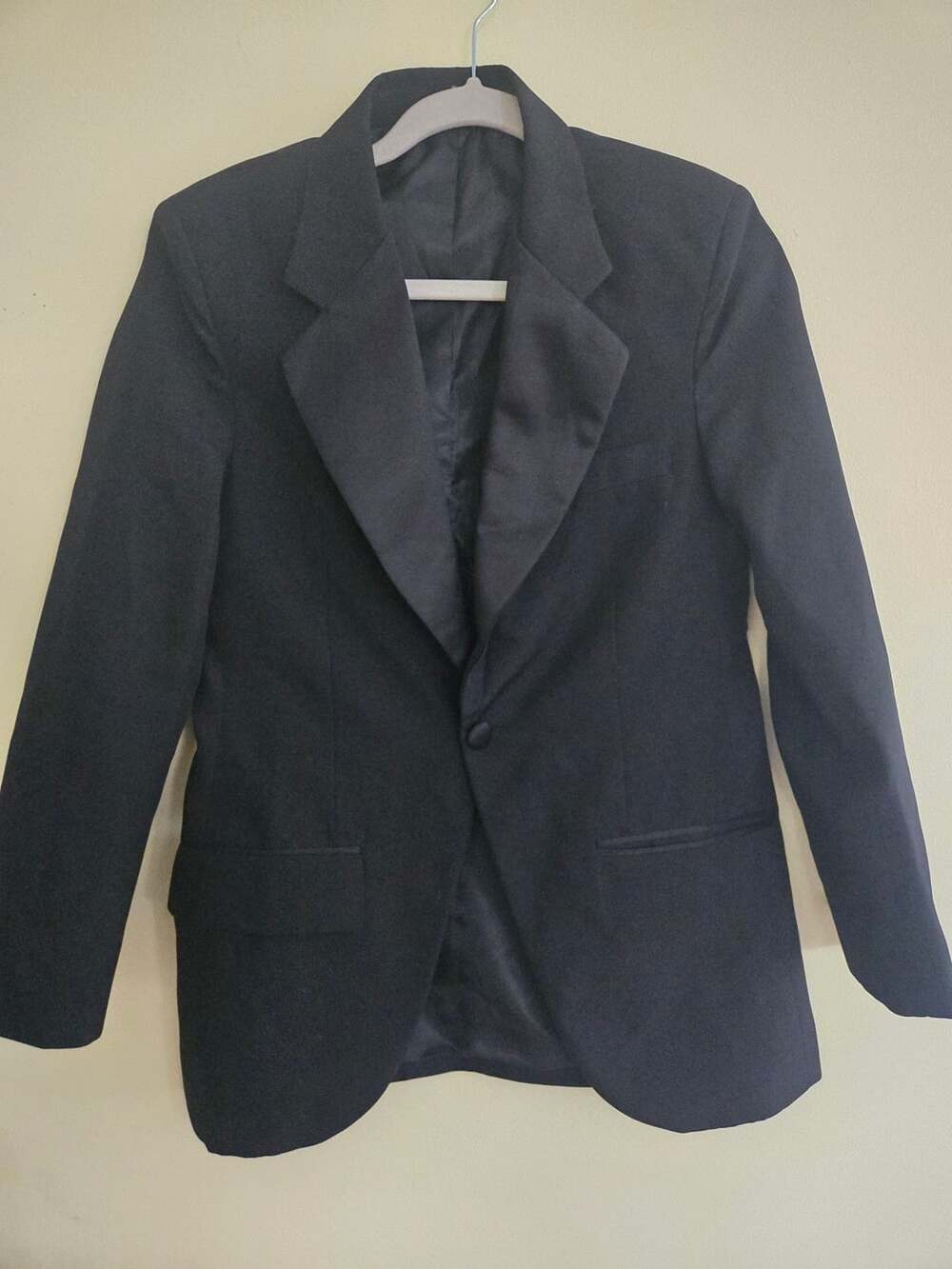 Henry Segal Blazer Size 16R Black Formal Jacket